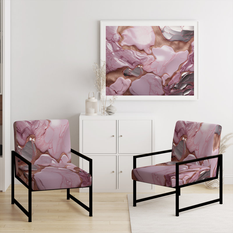 Fauteuil d'appoint Daeschle, Noir, noir, noir, noir