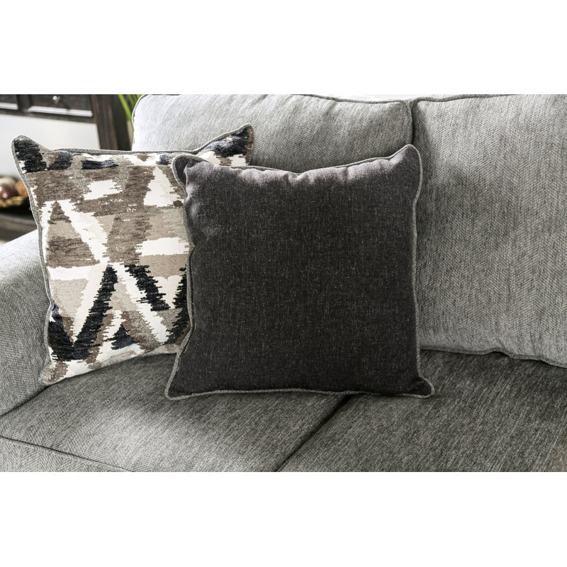 Boudrow Upholstered 91'' Sofa, Graphite Chenille