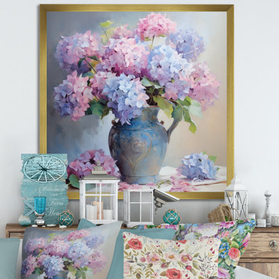 " Tender Hydrangea Bouquet In Gentle Pastel I "