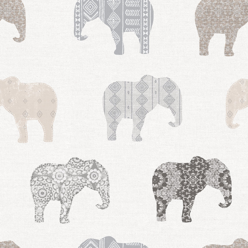 Farris 10m x 53cm Matte Wallpaper Roll, Grey/Brown