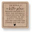 Vase Jagtar texturé «You Make The World Better»