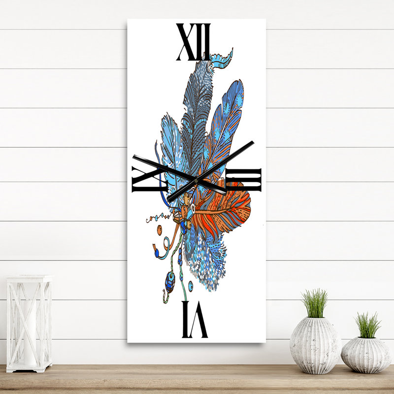Horloge murale bohème et éclectique, Grand