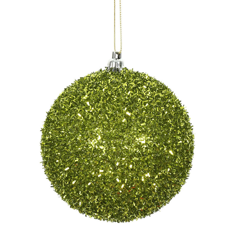 Ornement boule Tinsel, Lime