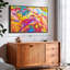Marbre fluide, impression sur toile abstraite-449392673