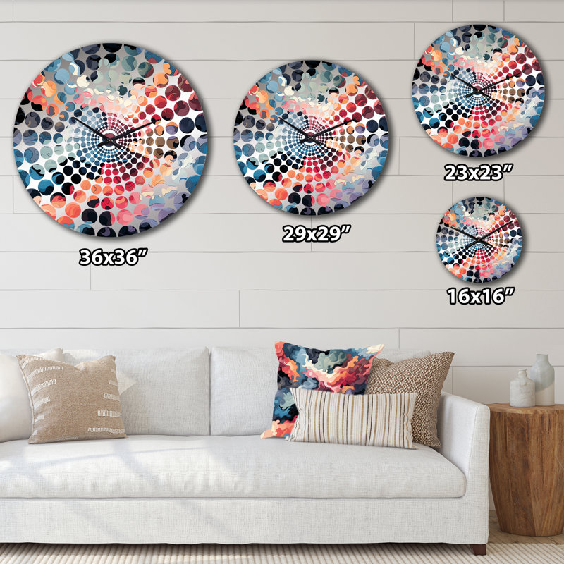 Horloge murale abstraite Celestial Disguise, Petit