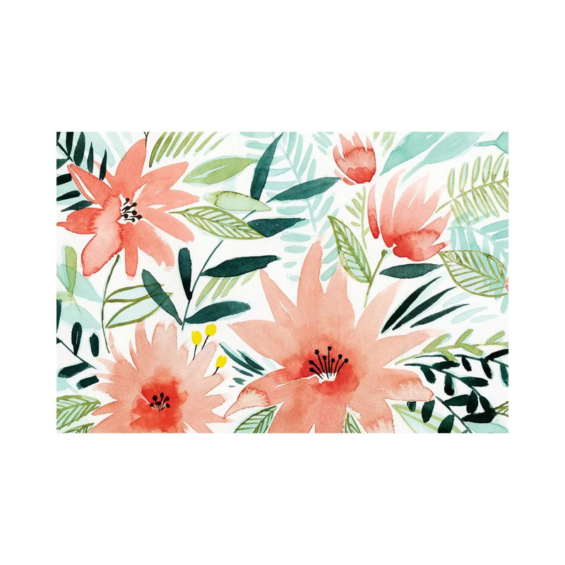 Tropical Drift II - Wrapped Canvas Painting, 66.04 cm H x 45.72 cm W