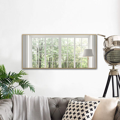 Metal Flat Wall Mirror