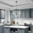 Kingsville 5 - Light Steel Dimmable Tiered Chandelier-298631127