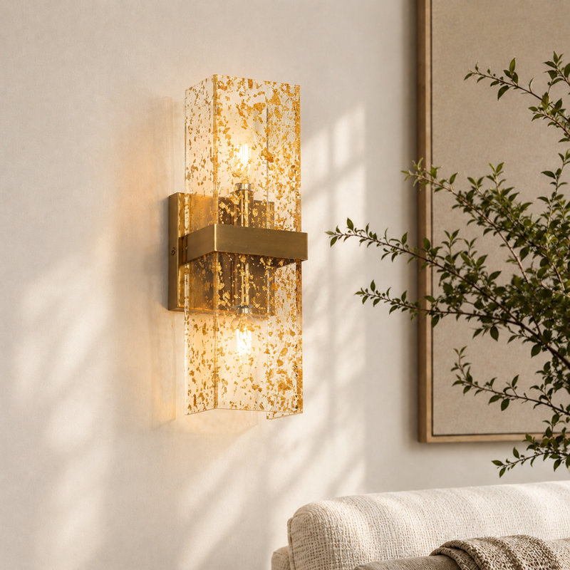 Applique murale linéaire à intensité variable pour salle de bain 2 lumières Cooper