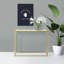 Polytric 100 cm W Faux Marble Top Console Table-1280868137-1307674455