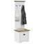 Hallway Cabinet With Hooks BODO 50X40x157 Cm-1649788463
