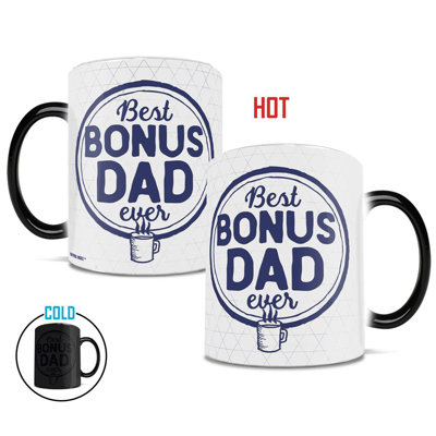 Verres à changement de chaleur Mahaffey Father Dad Best Bonus Dad Ever Morphing - 11 oz