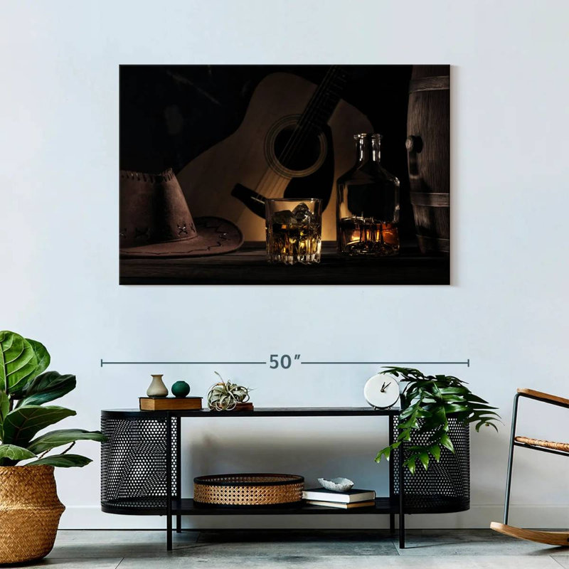 Yarlin Cowboy Whiskey, 30" H x 45" W