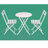 Demia 2 - Person Metal Patio Dining Set with Round Table-1377638464