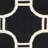 Rodgers Hand Woven Flat Weave Wool/Cotton Geometric Rug in Black/Gray-1216001463