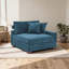Fauteuil rembourré en velours côtelé Milbrey-253430669-235624980
