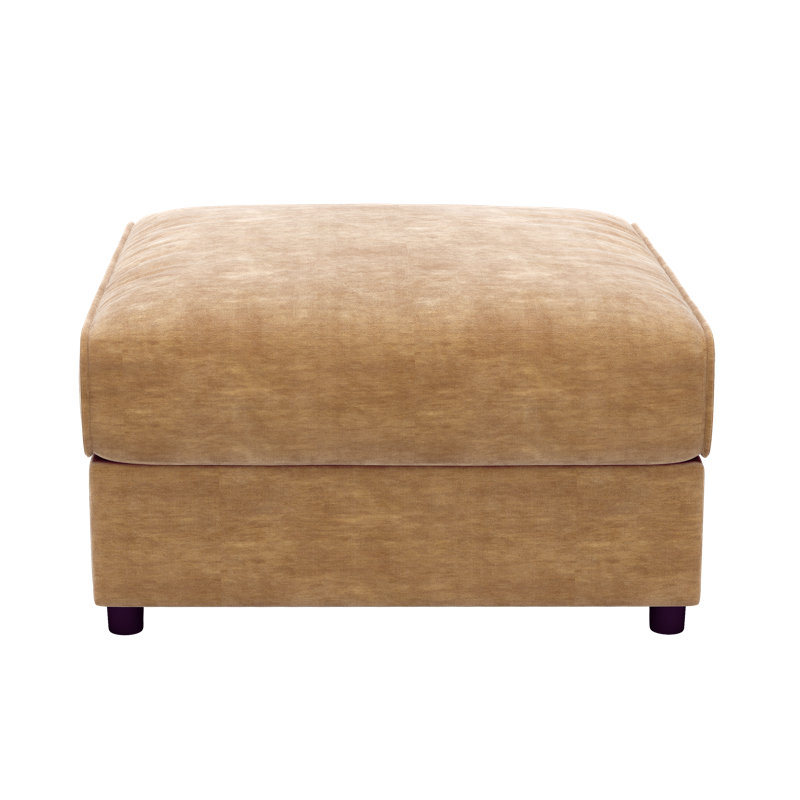 Repose-pieds ergonomique en chenille - Élégance moderne pour le confort du salon