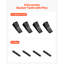 Dents de pelle d'excavatrice avec goupilles, ensemble de dents de seau X156L pour une fouille en douceur et efficace, remplacement de dents de seaux longs de 5,3 po pour mini-pelle et mini-pelle