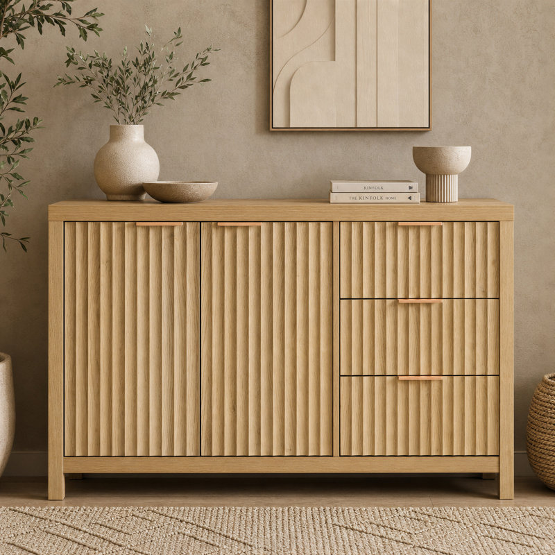 119cm Sideboard, Sand Oak