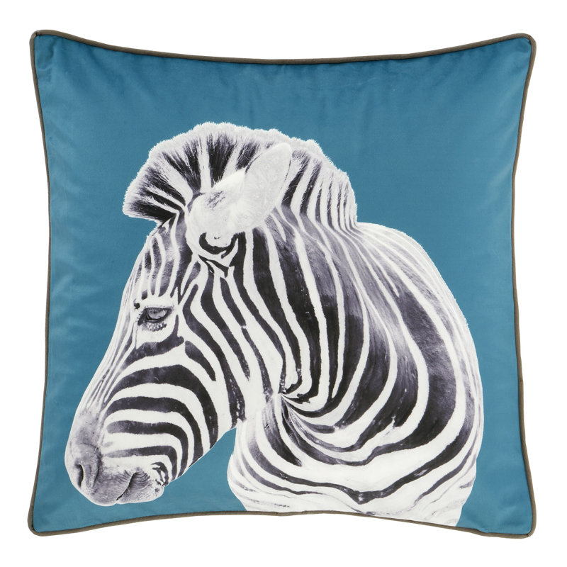 Zebra 55x55 Soft Touch Velvet Cushion