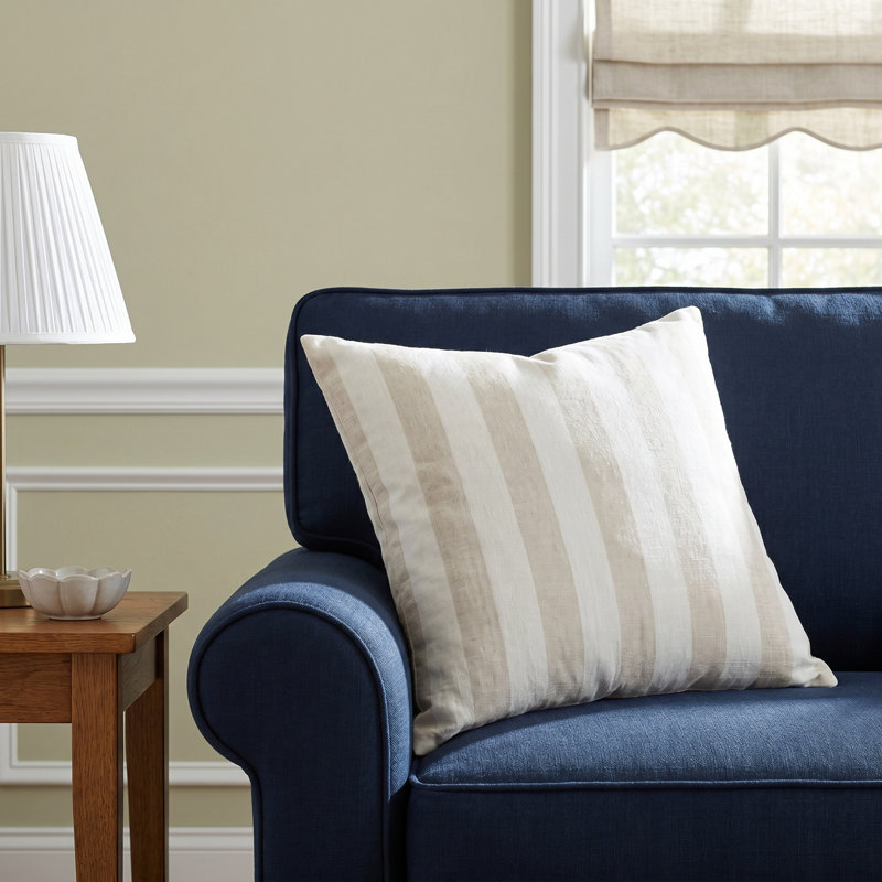 Zaire Square Linen Pillow Cover & Insert