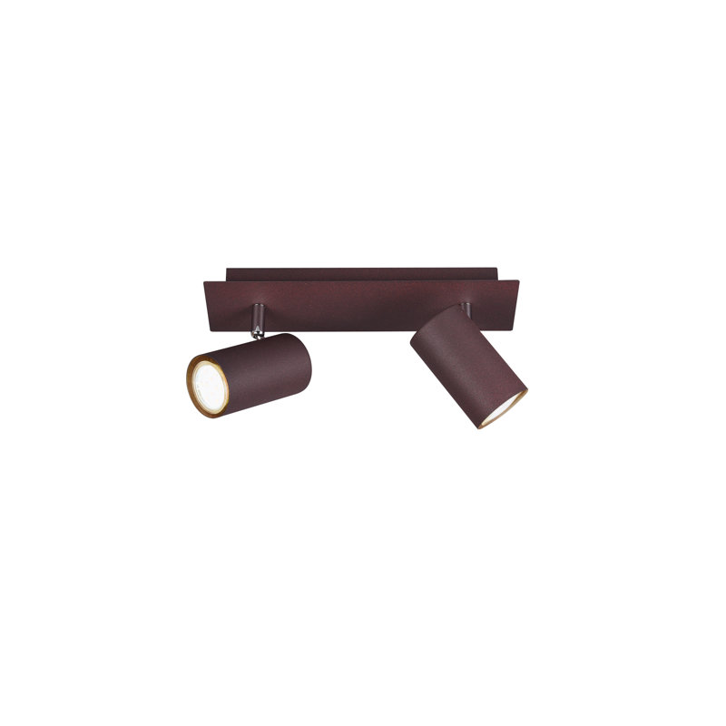 Karcher 2-Light Ceiling Spotlight, Rust coloured