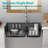 33 Inch Drop-In Granite Composite Kitchen Sink Workstation 60/40 Double Bowl Quartz Kitchen Sink-115237040