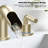 2-handle Bathroom Faucet with Drain Assembly-100753707