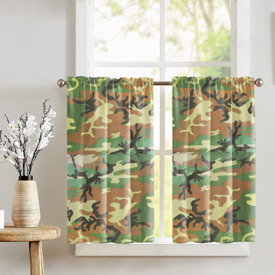 Rideau de café Camouflage