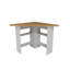 Corner Computer Desk with Shelves-1289759537
