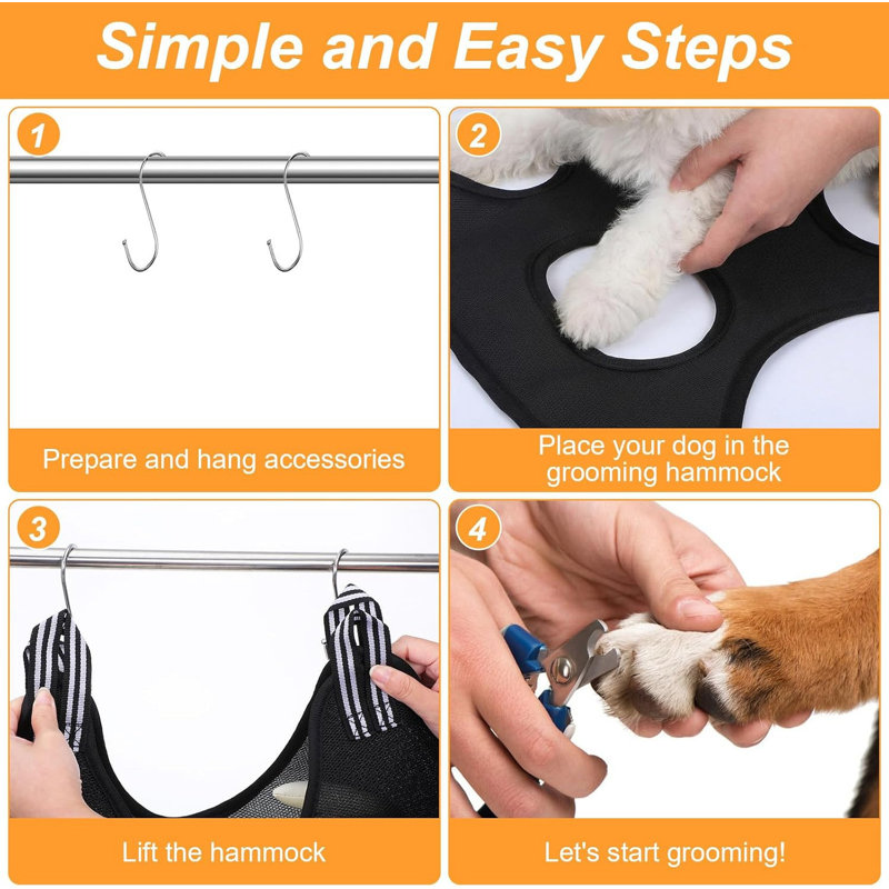 Sangle antidérapante pour chien, 28 po x 18,9 po