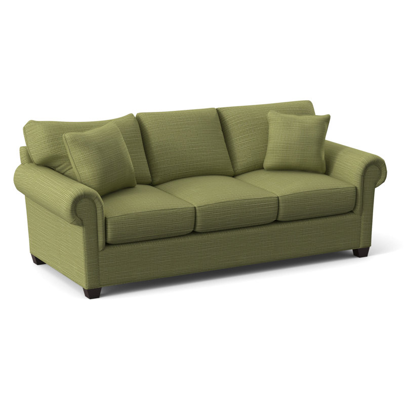Grace 86" Sleeper Sofa Bed with Reversible Cushions, Archetype Admiral, Hybrid