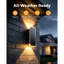 Black Outdoor Sconce