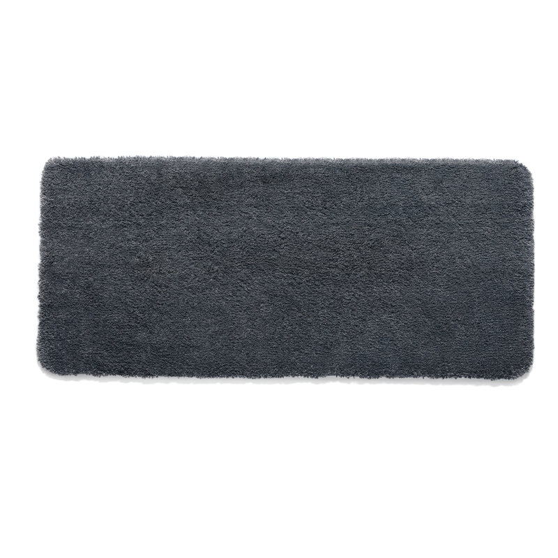 My Lux Deep Pile Charcoal Rug, Rectangle 60 x 100cm