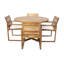 Venice 5 - Piece Solid Wood Dining Set-647012947