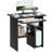 Laptop Study Table Office Desk with Storage Drawer Shelves Keyboard Tray,Black-978026983