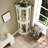 Lighted Corner Curio Cabinet