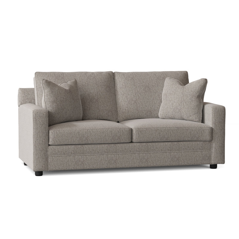 Aukai Upholstered 72'' Sleeper Sofa, Drusky Twig Sustain® Basketweave