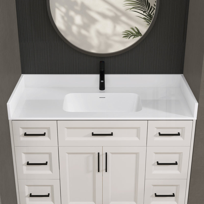 48 po X P 4 po Dosseret de salle de bain H