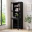 Armoire de bureau convertible pliable avec tablette de rangement et tiroir