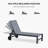 Shamecia Outdoor Rust-Resistant Metal Chaise Lounge , Cushion Included-992307850