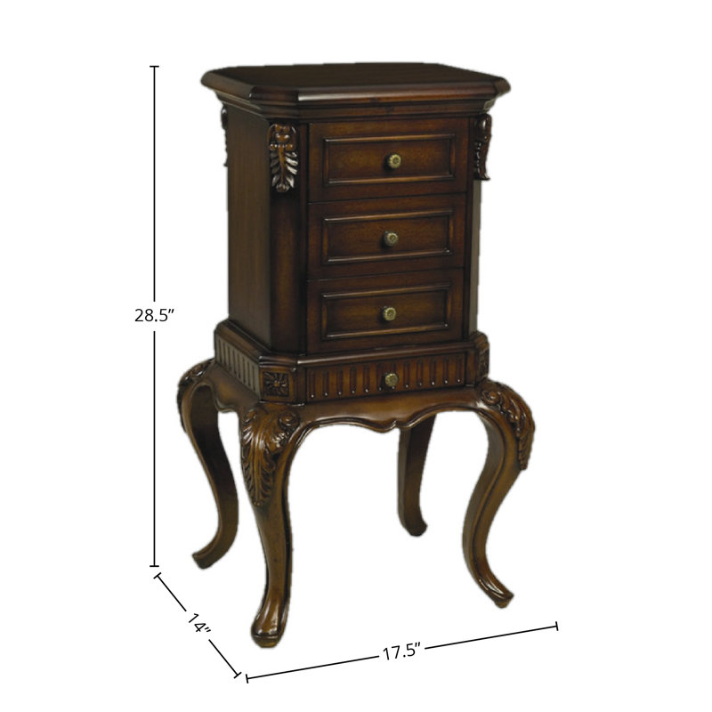 Wood End Table