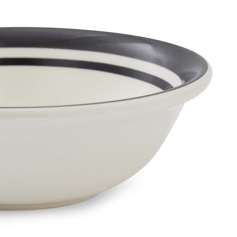 Portmeirion, Potters Stripe - Bowls, Black
