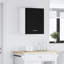 Armoire suspendue vidaXL Riga chêne noir 19,69 po x 12,20 po x 23,62 po