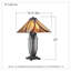 Lampe de table 25 po Engebretson
