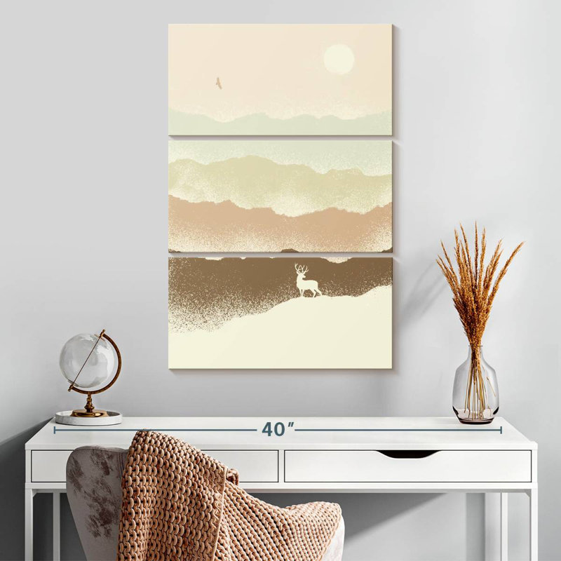 Brampt Quietude Mountainscape, 32" H x 20" W