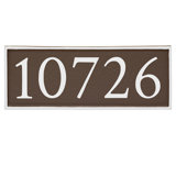 Serif 1-Line Wall Address Plaque