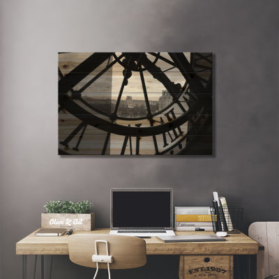 'Clock Tower in Paris' Photographic Print