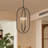 Kaylaa 4 - Light Moden Gold Black Lantern Chandelier-502095025