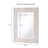 Cheryll Wood Flat Mirror